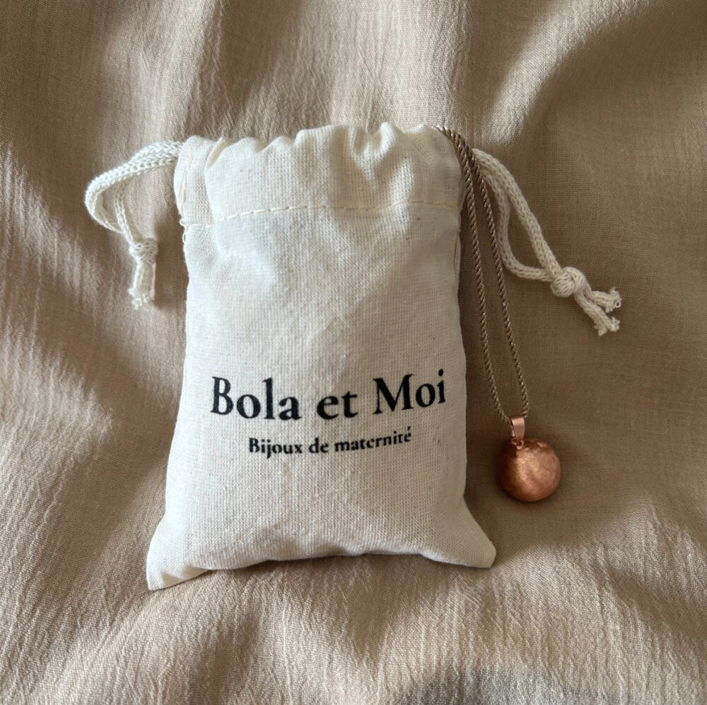 Bola de grossesse or rose Rose cordon doré – Image 4