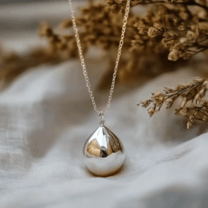 bola de grossesse en argent