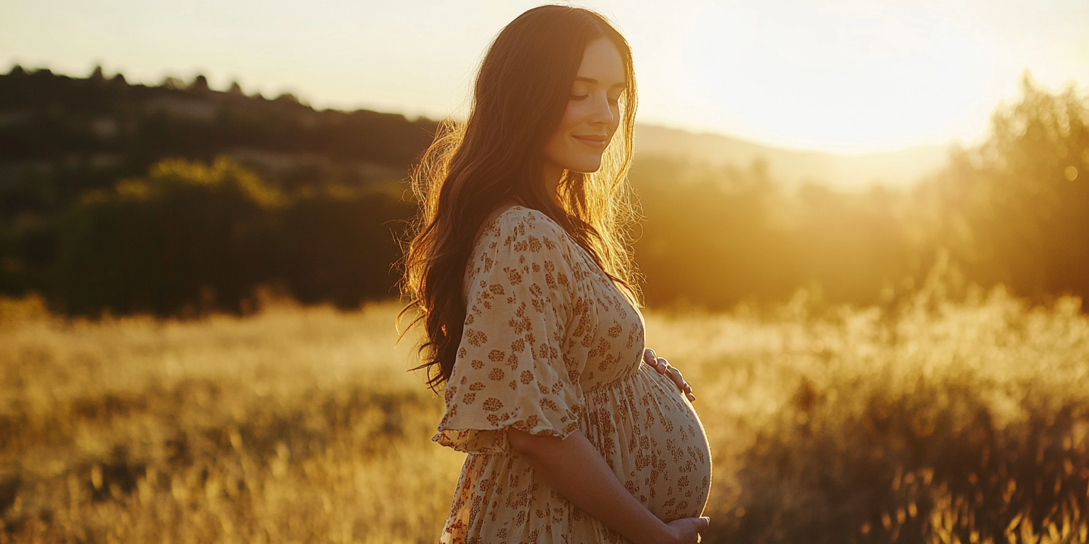 u1653669982_a_serene_pregnant_woman_in_a_boho_dress_holding_h_3abeeb64-1ff0-4843-8dda-a47ea95f9ee7_3 (1) femme enceinte avec un bol de grossesse