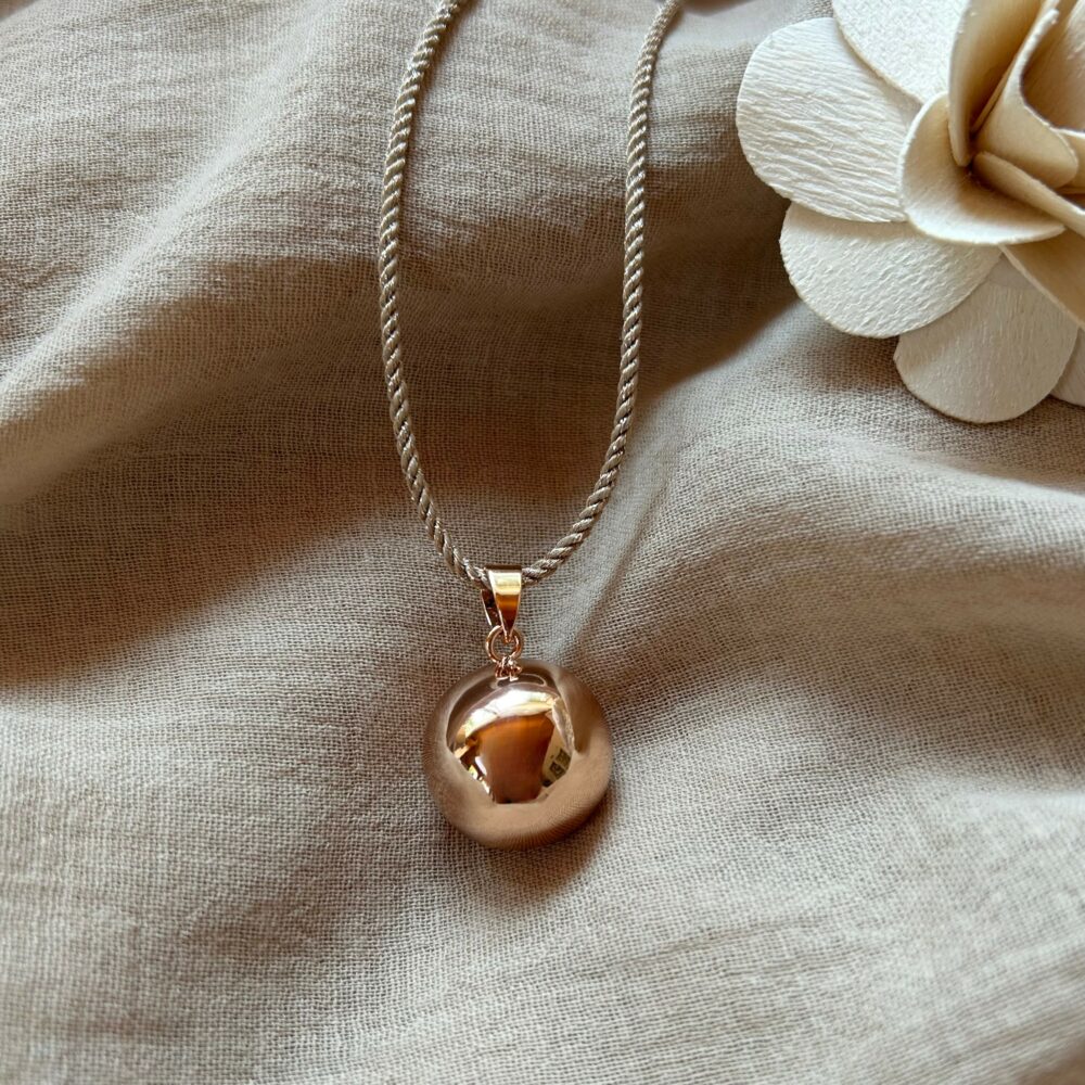 Chiama angeli Eléanore in oro rosa con cordoncino d'oro - immagine 2