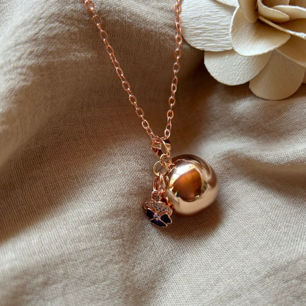 Bola de grossesse or rose Maud
