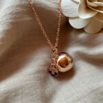 Bola de grossesse or rose Maud