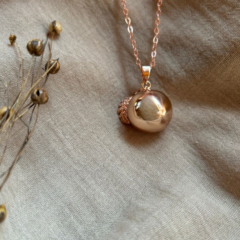 bola de grossesse or rose Elya