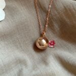 Bola de grossesse or rose Romy